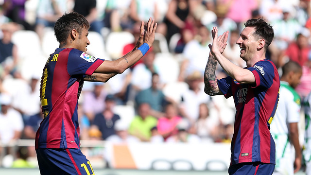 Messi y Neymar, pareja letal