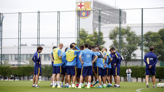 El plan de entrenamientos de una semana con dos partidos de Liga