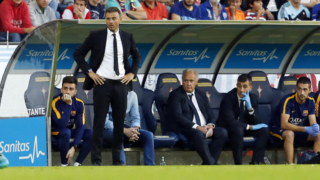 Luis Enrique: “Este partido nos enseña la dificultad real de esta Liga”