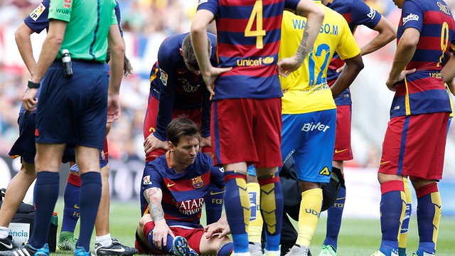 Leo Messi, entre siete y ocho semanas de baja
