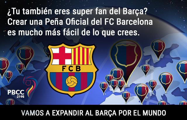 Crea tu propia peña oficial del FC Barcelona