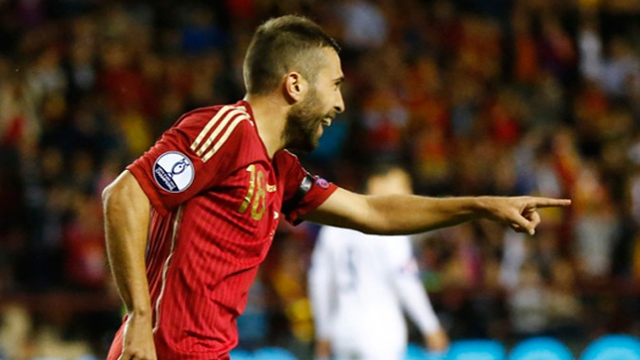 La selección española cierra la fase de clasificación con Jordi Alba y Sergio Busquets La selección española cierra la fase de clasificación con Jordi Alba y Sergio Busquets