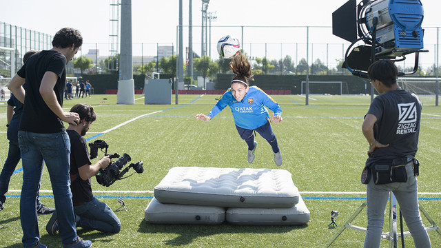 El ‘making of’ del vídeo ‘Fem bon Futbol’ del Femenino