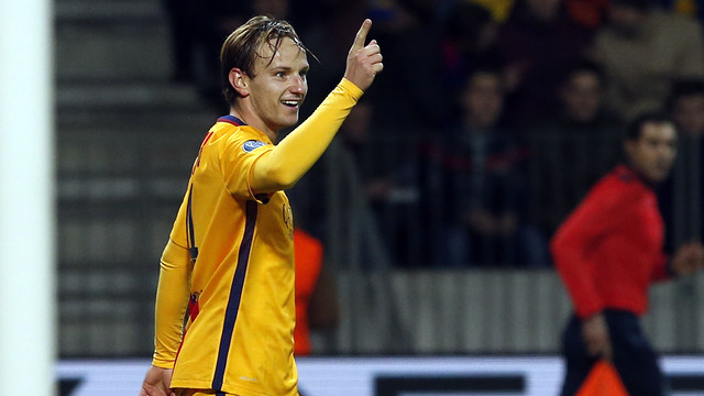 Rakitic: «Era el momento perfecto para marcar»