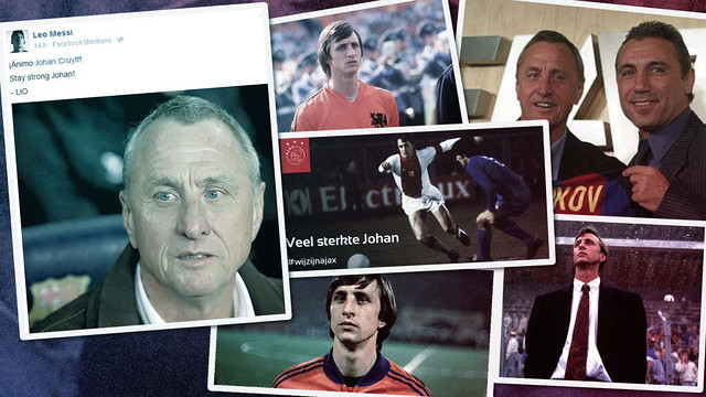 El mundo del fútbol, al lado de Johan Cruyff