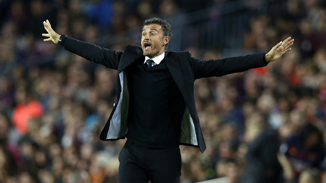 Luis Enrique: «Estoy contento con la situación del equipo y la reacción que ha tenido, pero tenemos que minimizar los er