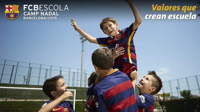 Llega una nueva edición del FCBCamp Navidad 2015/16