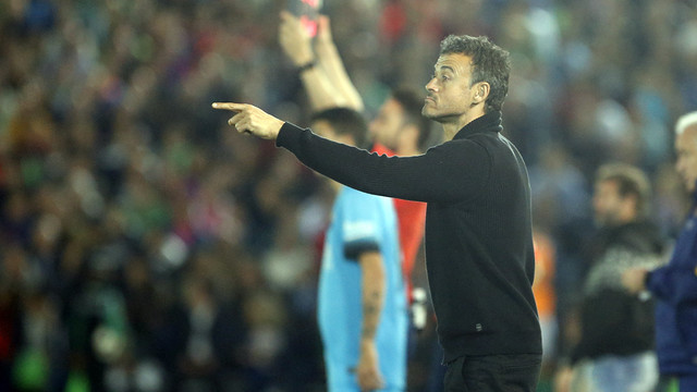 Luis Enrique, en rueda de prensa: «Estoy satisfecho con el rendimiento del equipo»