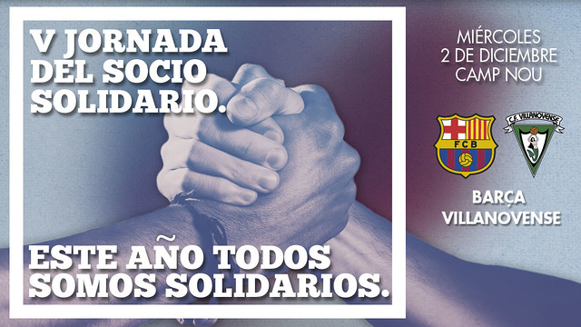El Club libera todo el Camp Nou para el partido solidario contra el Villanovense en la Copa