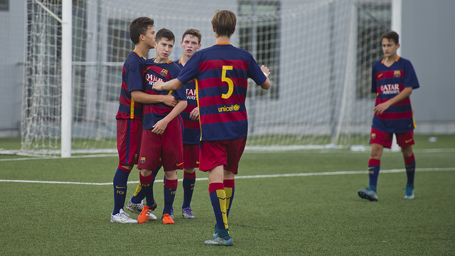 La solidez del Cadete A azulgrana como bloque