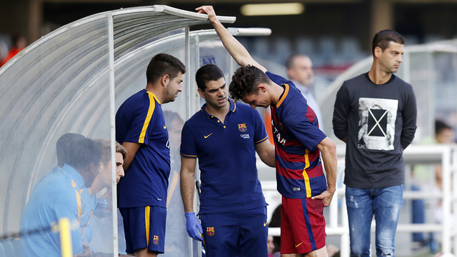 Babunski sufre una lesión en el muslo izquierdo