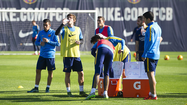 Segunda sesión de la semana en la Ciudad Deportiva