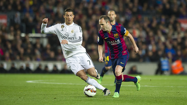 Andrés Iniesta, el jugador con más Clásicos de la plantilla