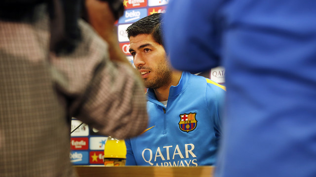 Luis Suárez, en rueda de prensa: Luis Suárez: “Cuando juegas un Clásico sientes que estás cumpliendo un sueño”