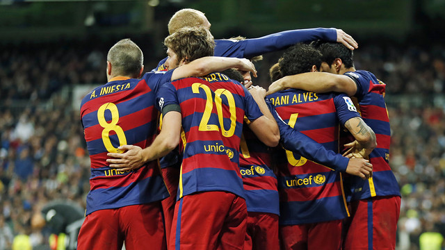 [FOTOS] Los cuatro grandes goles del #FCB en el Bernabéu, en imágenes