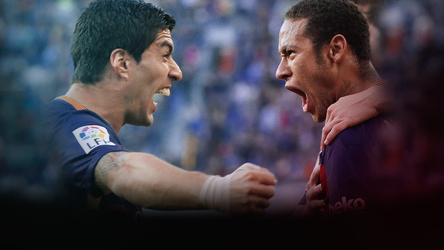Neymar Jr y Luis Suárez goleadores destacados de la Liga