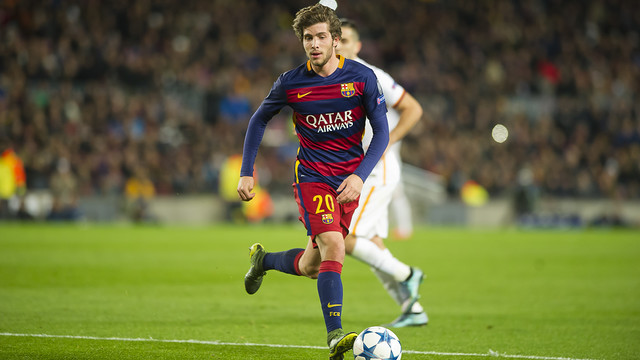 Sergi Roberto, con una contusión en el tobillo Sergi Roberto, con una contusión en el tobillo