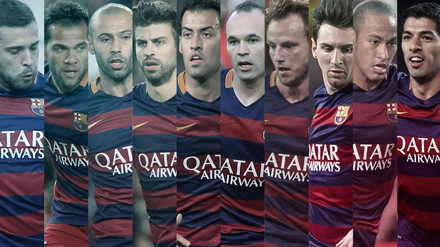 10 futbolistas del FC Barcelona, preseleccionados para el FIFA FIFPro 2015
