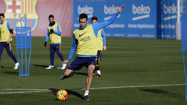 El primer equipo ha vuelto al trabajo después de un día de descanso