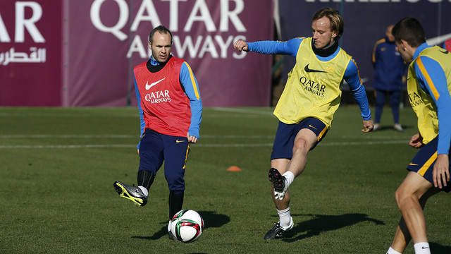 Sesión de recuperación pensando en el Valencia