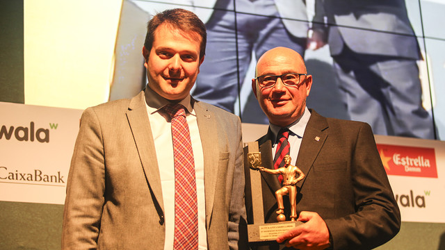 Xavi Llorens, premiado por la Federació