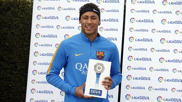 Neymar Jr, mejor jugador del mes de noviembre de la Liga BBVA