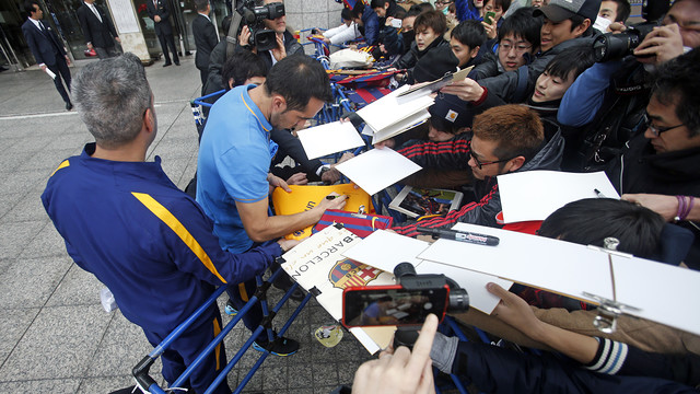 Locura por el Barça en Japón Locura por el Barça en Japón
