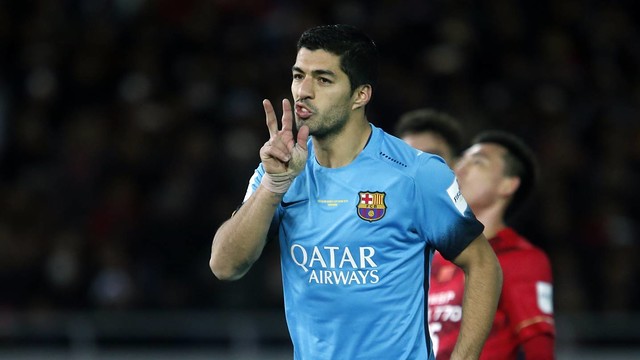 Luis Suárez protagoniza el primer hat-trick en un Mundial de Clubes