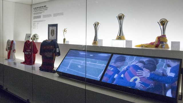 La copa del Mundial de Clubes ya está en el Museo del FC Barcelona