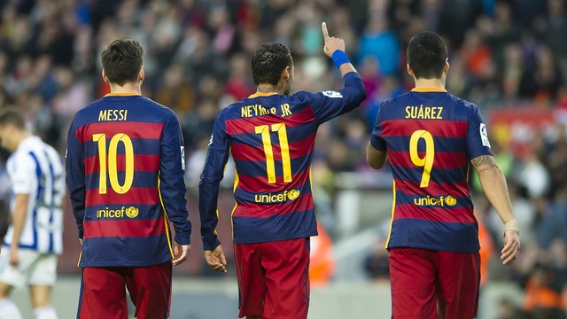 Leo Messi, Neymar Jr. y Luis Suárez, los mejores futbolistas de 2015 según el diario L’Equipe