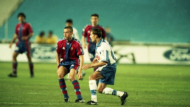 Luis Enrique y Constantin Galca, de nuevo cara a cara