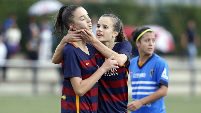 Los primeros partidos de 2016 para la cantera femenina