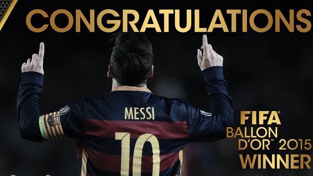 El quinto Balón de Oro de Messi, en las redes sociales