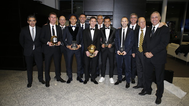 Así aterrizaron en Barcelona los galardonados en la Gala del Balón de Oro