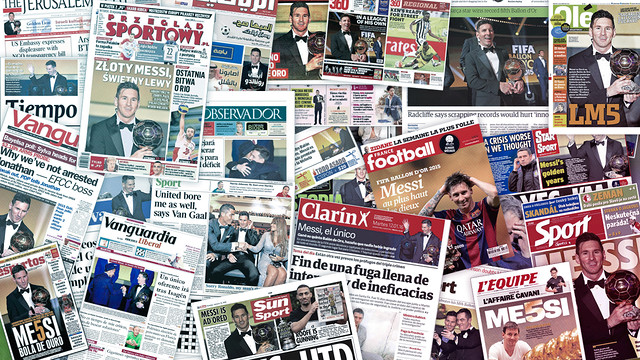 La prensa internacional se rinde a Leo Messi