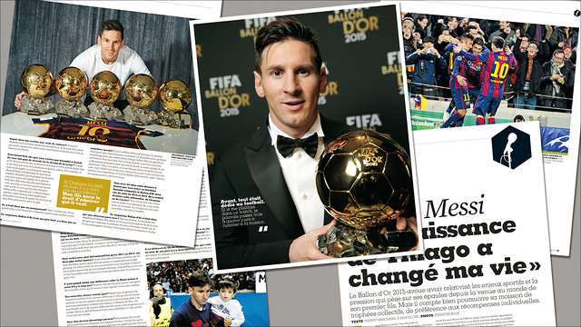 Leo Messi, en France Football: «Tengo una obsesión por los títulos colectivos»