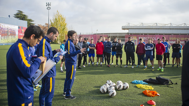 Empieza la primera edición de la FCBCoaches Academy