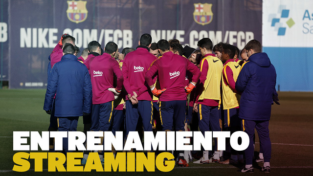 EN DIRECTO – Entrenamiento del FC Barcelona previo a la visita del Atlético de Madrid