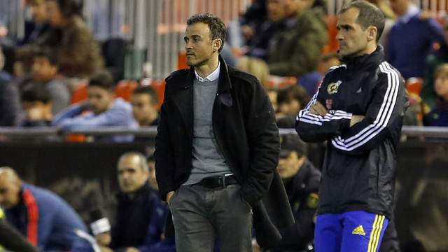 Luis Enrique: «Estamos muy mal acostumbrados, porque es muy difícil estar aquí»