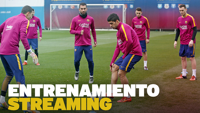 EN DIRECTO – Entrenamiento del FC Barcelona previo al partido contra el Celta