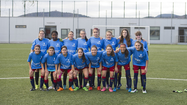 Goleadas con solidaridad en la cantera femenina