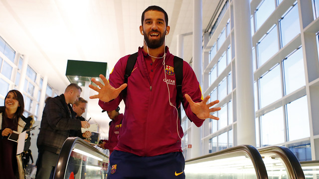 El FC Barcelona ya viaja hacia Canarias