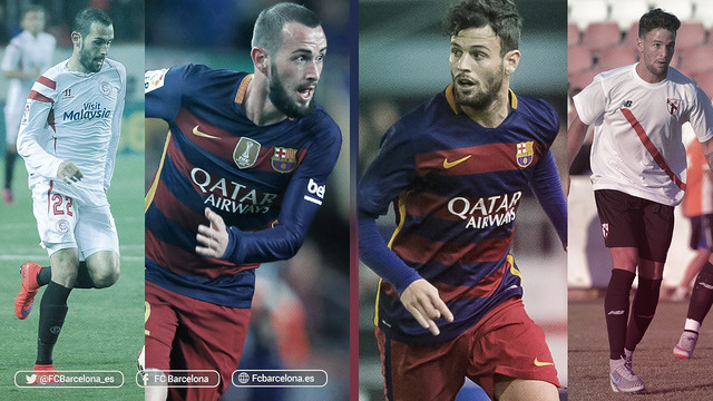 Aleix Vidal y Moisés Delgado, de Sevilla a Barcelona
