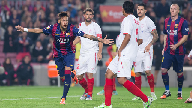 Las últimas 10 visitas del Sevilla en el Camp Nou en Liga