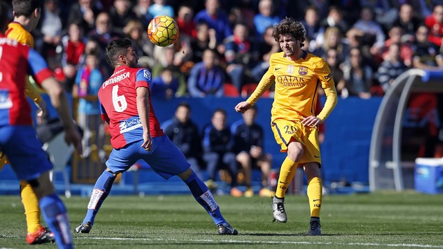 Sergi Roberto: «El rival ha presionado y no hemos estado cómodos»