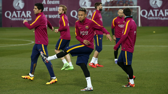 El plan de entrenamientos de una semana con partidos ante el Valencia en la Copa y contra el Celta de Vigo en la Liga