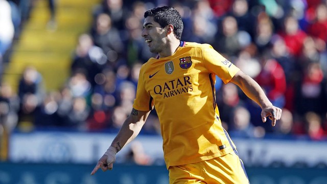 Luis Suárez, cuatro partidos seguidos viendo portería