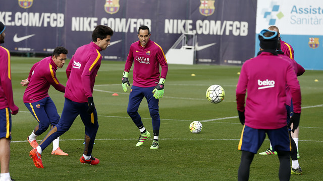 La última sesión antes de viajar a Vallecas