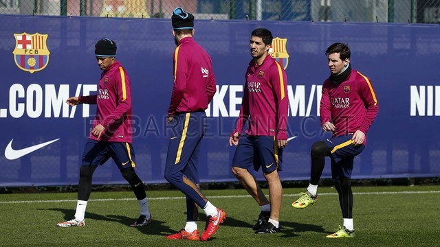 El plan de entrenamientos de una semana con sólo un partido de Liga