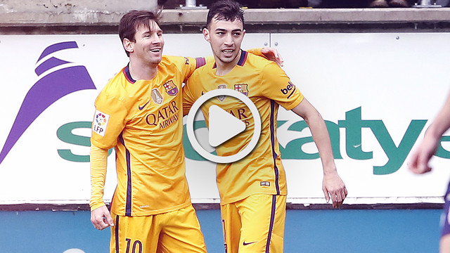 El vídeo resumen del Eibar – FC Barcelona